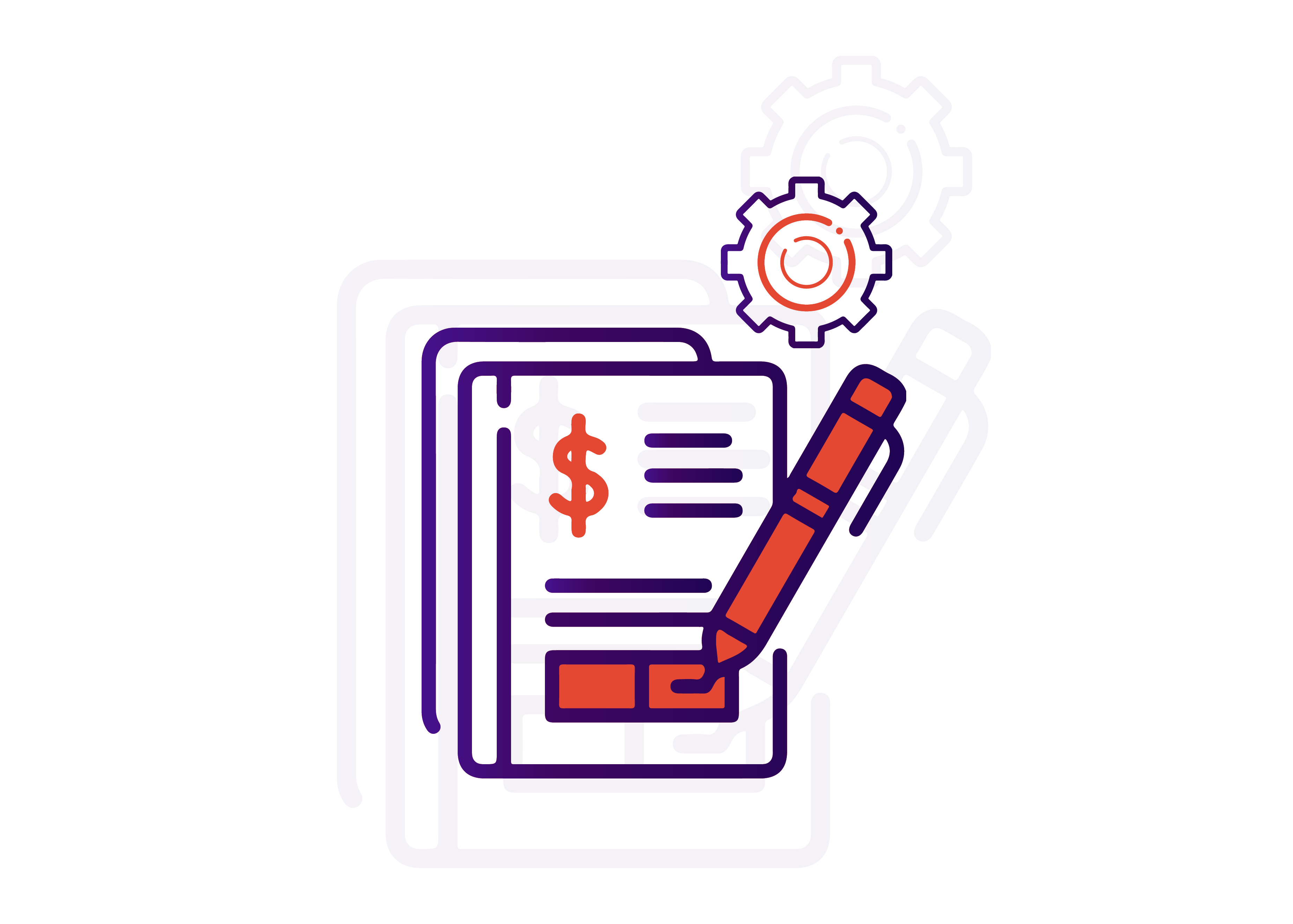 Project-specific extracts or invoices